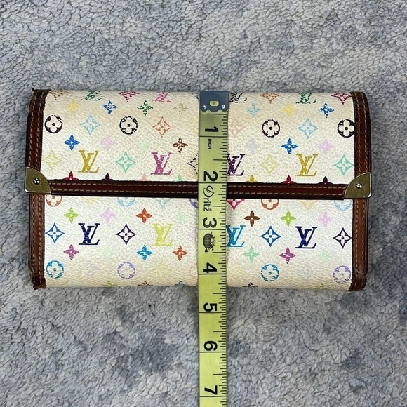 Louis Vuitton Takashi Murakami Multicolor Monogram Long Snap Continental Wallet - Picture 16 of 16